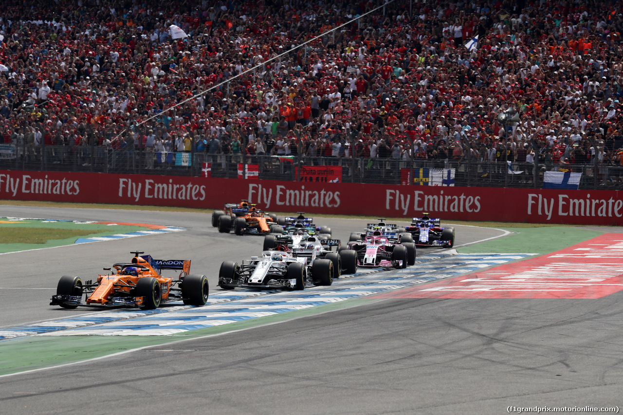 GP GERMANIA, 22.07.2018 - Gara, Fernando Alonso (ESP) McLaren MCL33