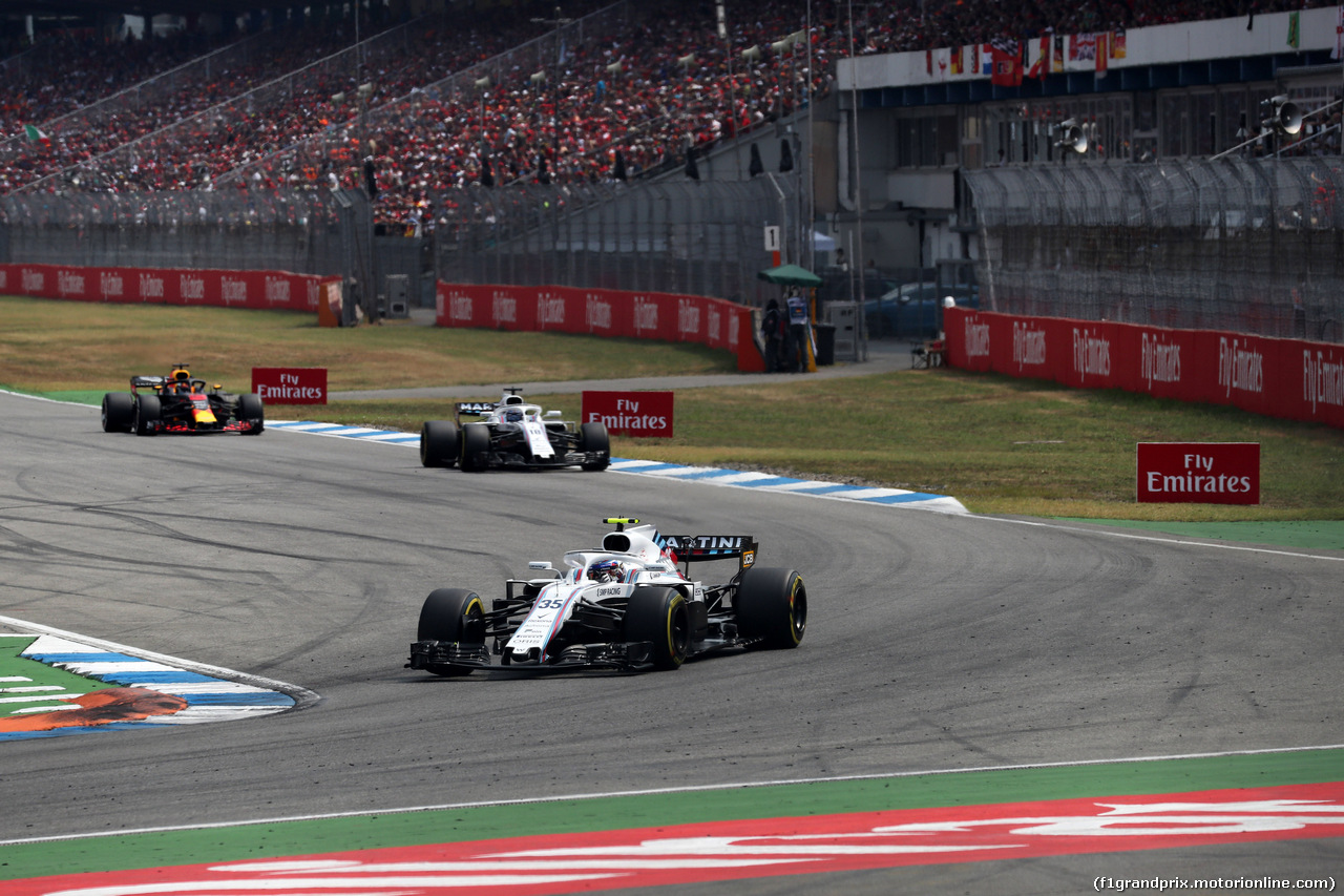 GP GERMANIA, 22.07.2018 - Gara, Sergey Sirotkin (RUS) Williams FW41