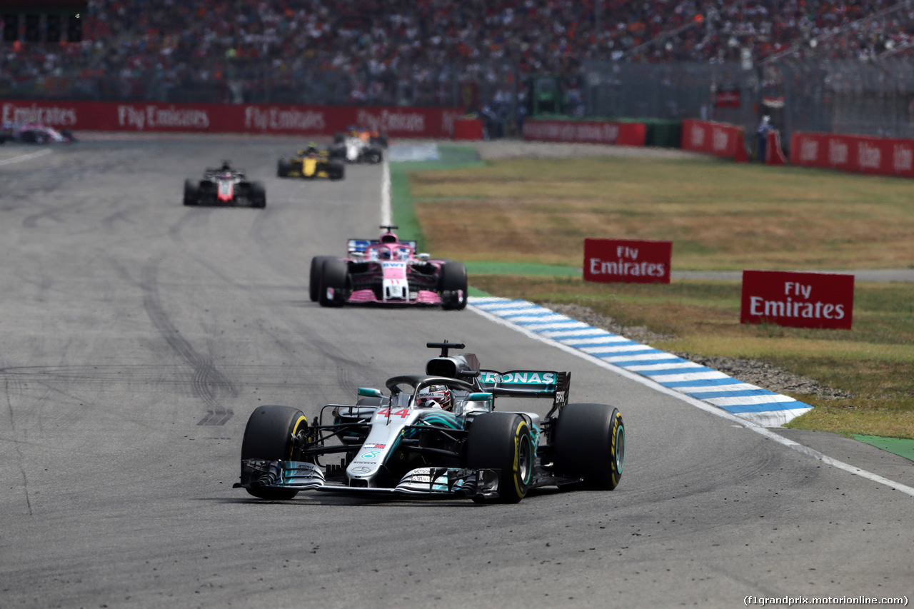 GP GERMANIA, 22.07.2018 - Gara, Lewis Hamilton (GBR) Mercedes AMG F1 W09