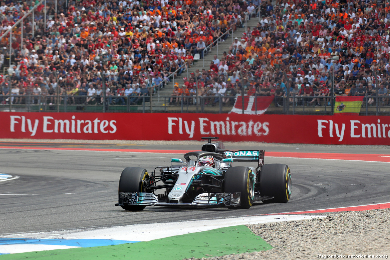 GP GERMANIA, 22.07.2018 - Gara, Lewis Hamilton (GBR) Mercedes AMG F1 W09