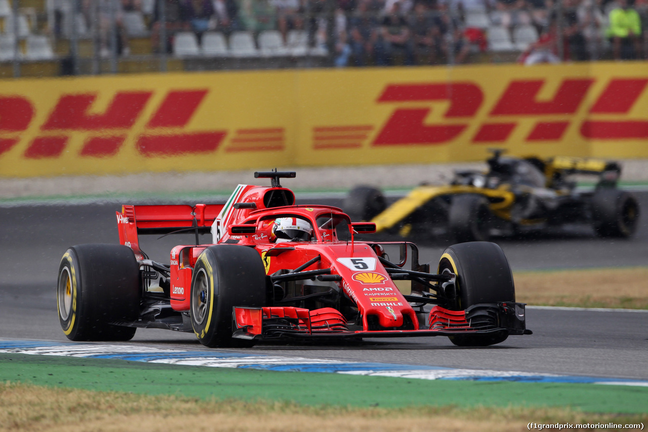 GP GERMANIA, 22.07.2018 - Gara, Sebastian Vettel (GER) Ferrari SF71H