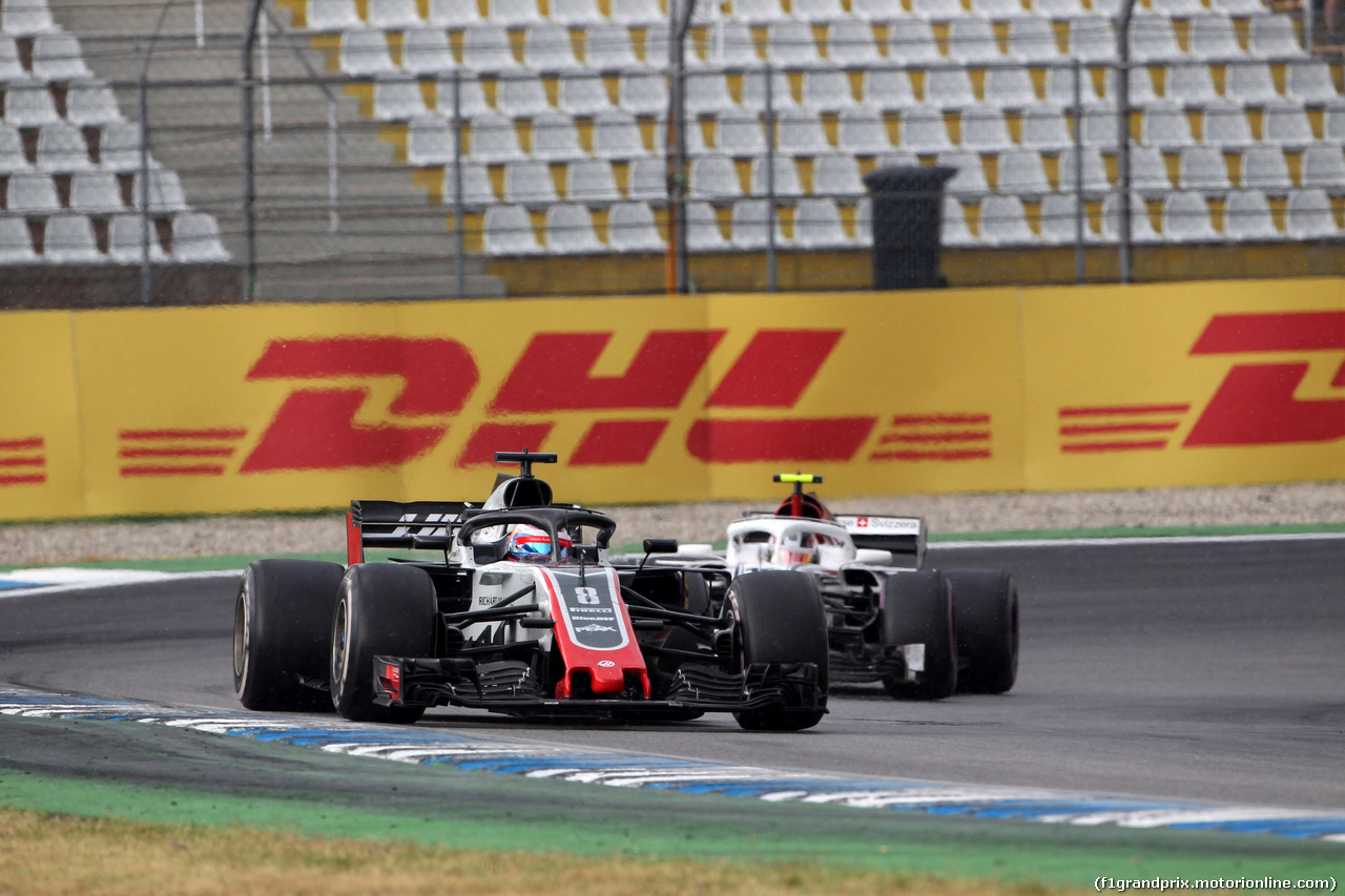 GP GERMANIA, Romain Grosjean (FRA) Haas F1 Team VF-18 22.07.2018 - Gara,