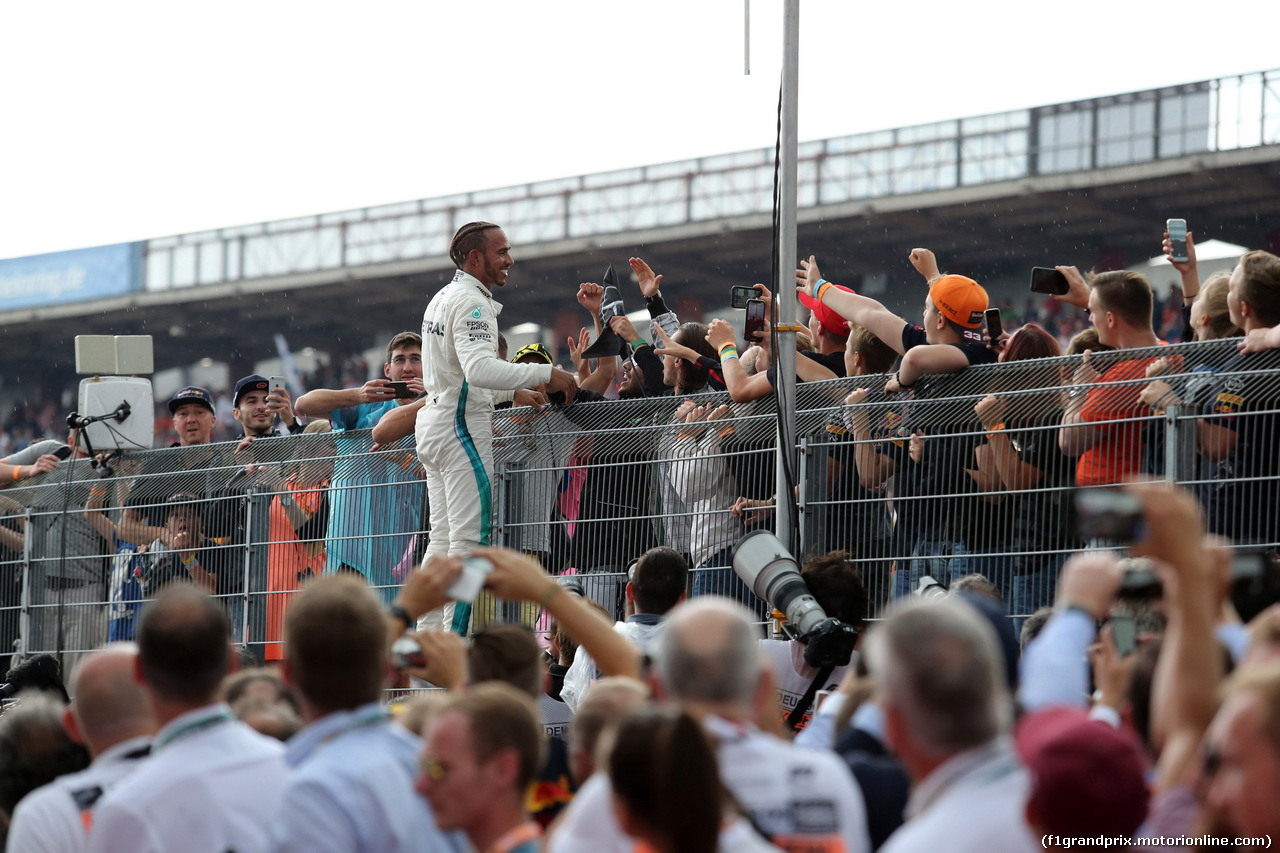 GP GERMANIA, 22.07.2018 - Gara, Lewis Hamilton (GBR) Mercedes AMG F1 W09 vincitore