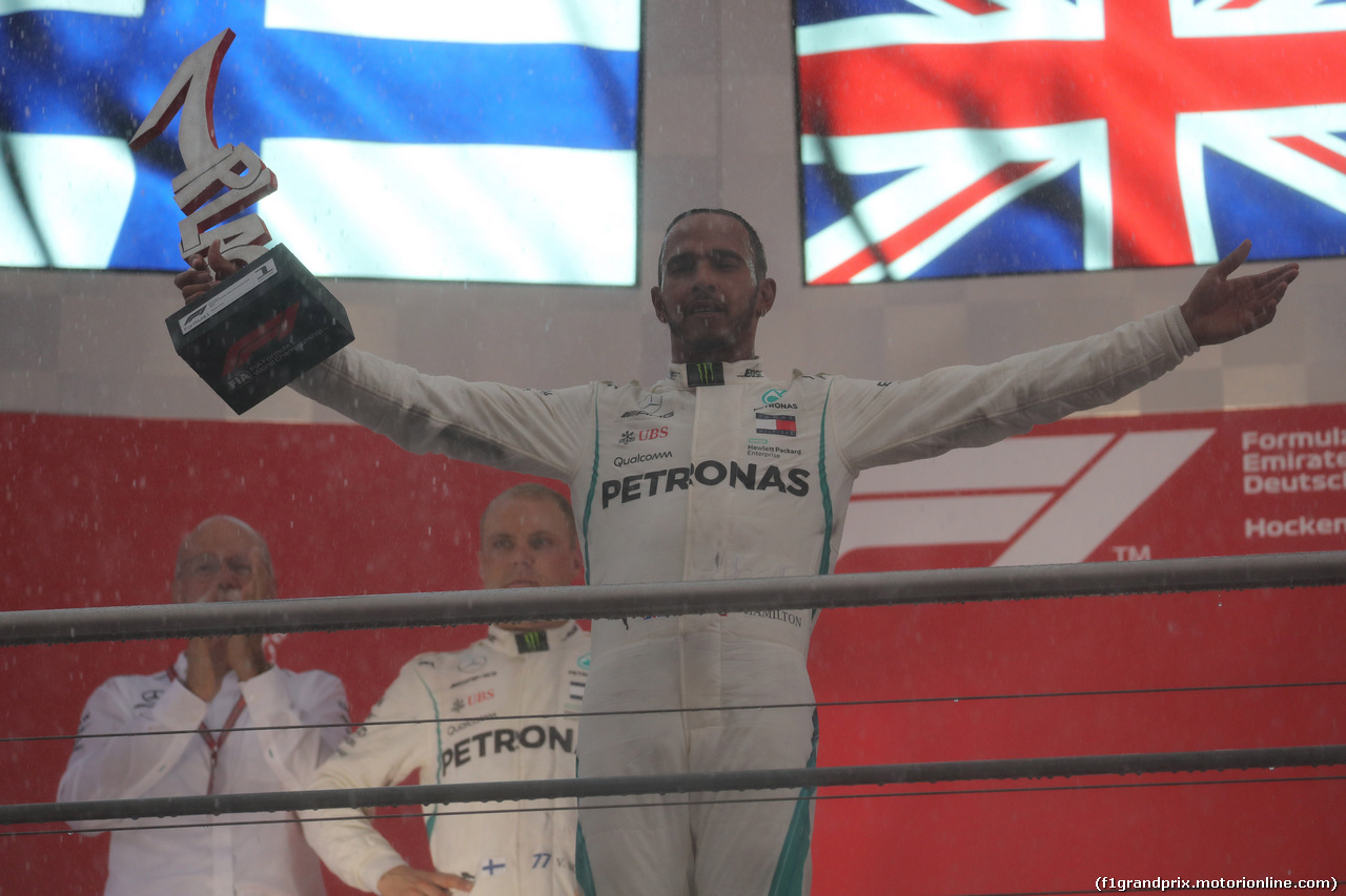 GP GERMANIA, 22.07.2018 - Gara, Lewis Hamilton (GBR) Mercedes AMG F1 W09 vincitore
