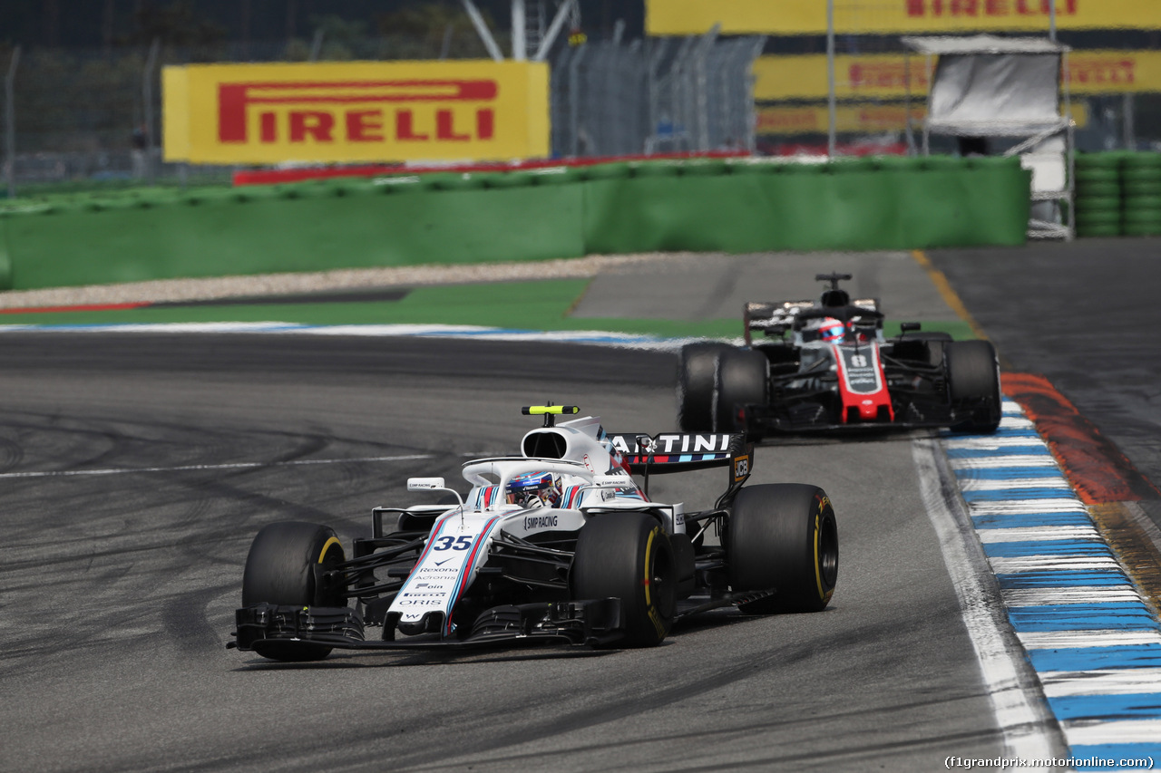 GP GERMANIA, 22.07.2018 - Gara, Sergey Sirotkin (RUS) Williams FW41