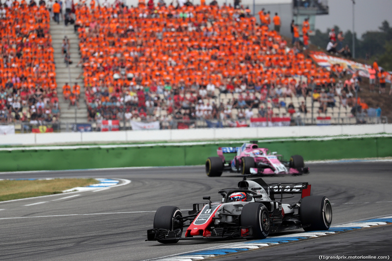 GP GERMANIA, 22.07.2018 - Gara, Romain Grosjean (FRA) Haas F1 Team VF-18