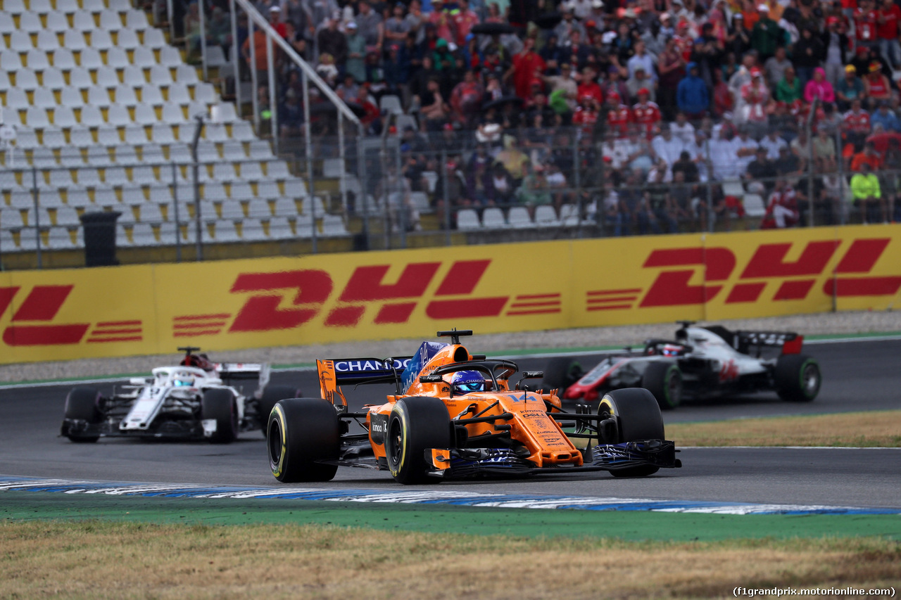 GP GERMANIA, 22.07.2018 - Gara, Fernando Alonso (ESP) McLaren MCL33