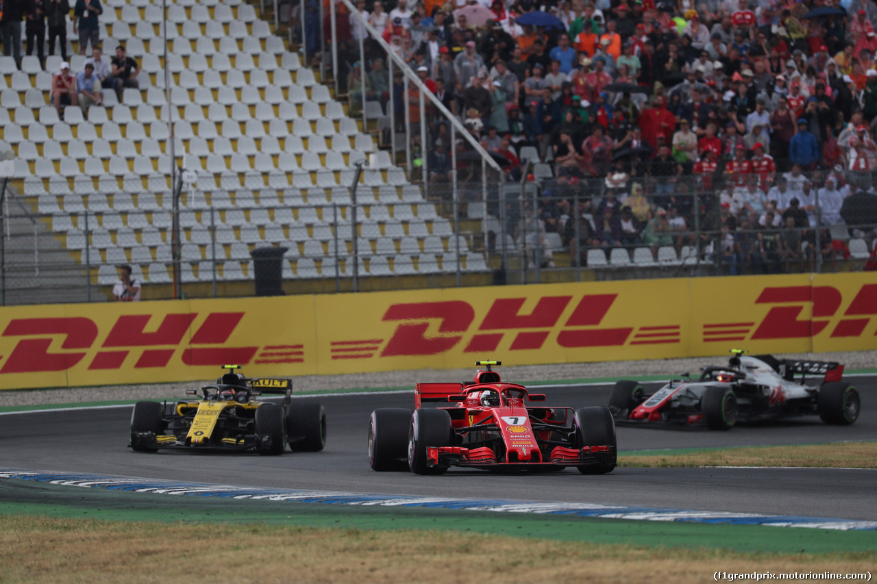 GP GERMANIA, 22.07.2018 - Gara, Kimi Raikkonen (FIN) Ferrari SF71H