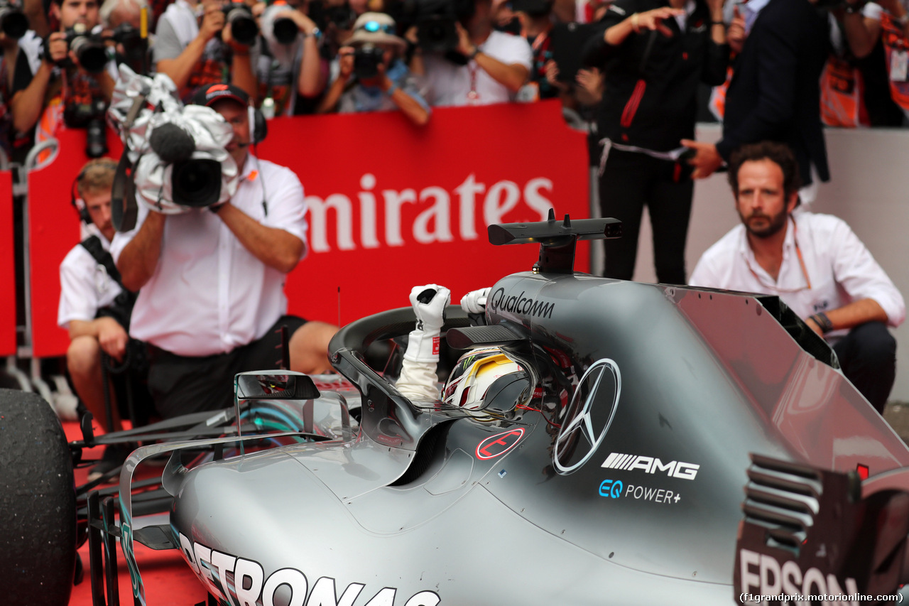 GP GERMANIA, 22.07.2018 - Gara, Lewis Hamilton (GBR) Mercedes AMG F1 W09 vincitore