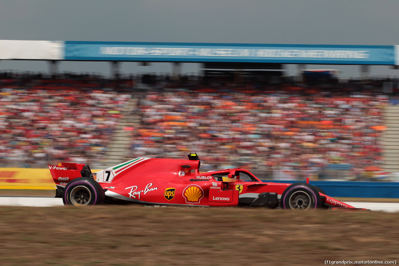 GP GERMANIA, 22.07.2018 - Gara, Kimi Raikkonen (FIN) Ferrari SF71H