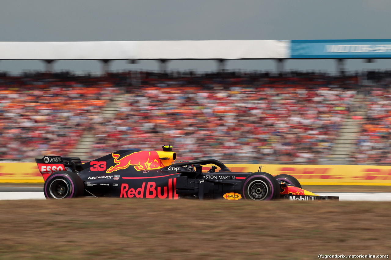 GP GERMANIA, 22.07.2018 - Gara, Max Verstappen (NED) Red Bull Racing RB14