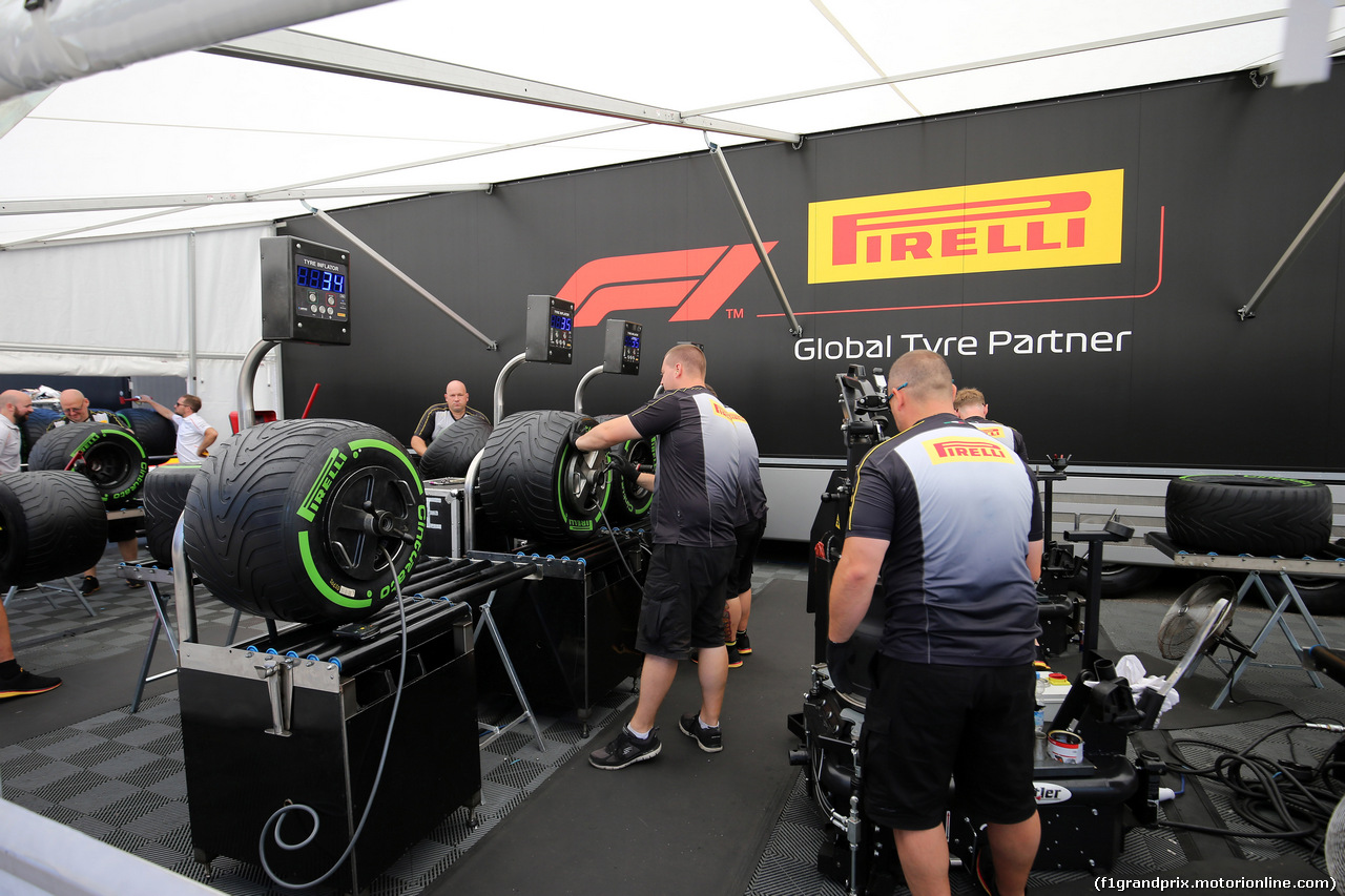 GP GERMANIA, 19.07.2018 - Pirelli Tyres