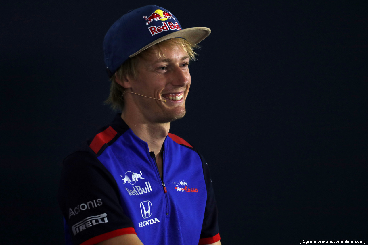 GP GERMANIA, 19.07.2018 - Conferenza Stampa, Brendon Hartley (NZL) Scuderia Toro Rosso STR13