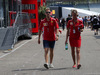 GP GERMANIA, 19.07.2018 - Sebastian Vettel (GER) Ferrari SF71H e Britta Roeske (AUT) Ferrari Press Officer
