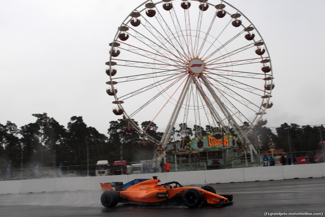 GP GERMANIA, 21.07.2018 - Prove Libere 2, Fernando Alonso (ESP) McLaren MCL33