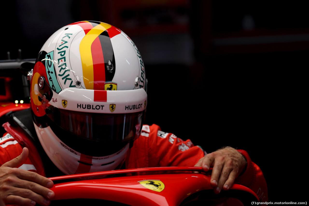 GP GERMANIA, 21.07.2018 - Prove Libere 2, Sebastian Vettel (GER) Ferrari SF71H