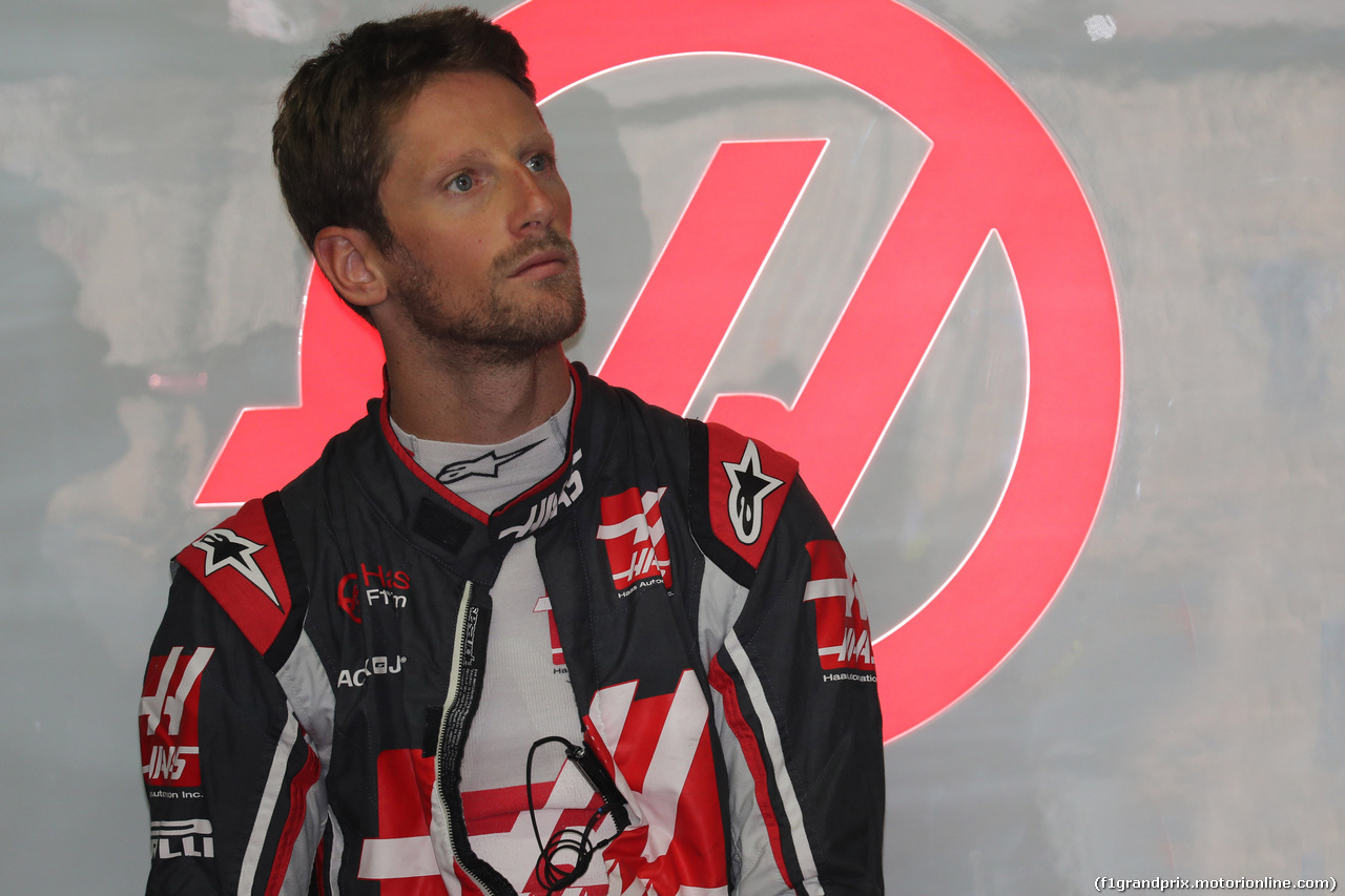 GP GERMANIA, 21.07.2018 - Prove Libere 2, Romain Grosjean (FRA) Haas F1 Team VF-18