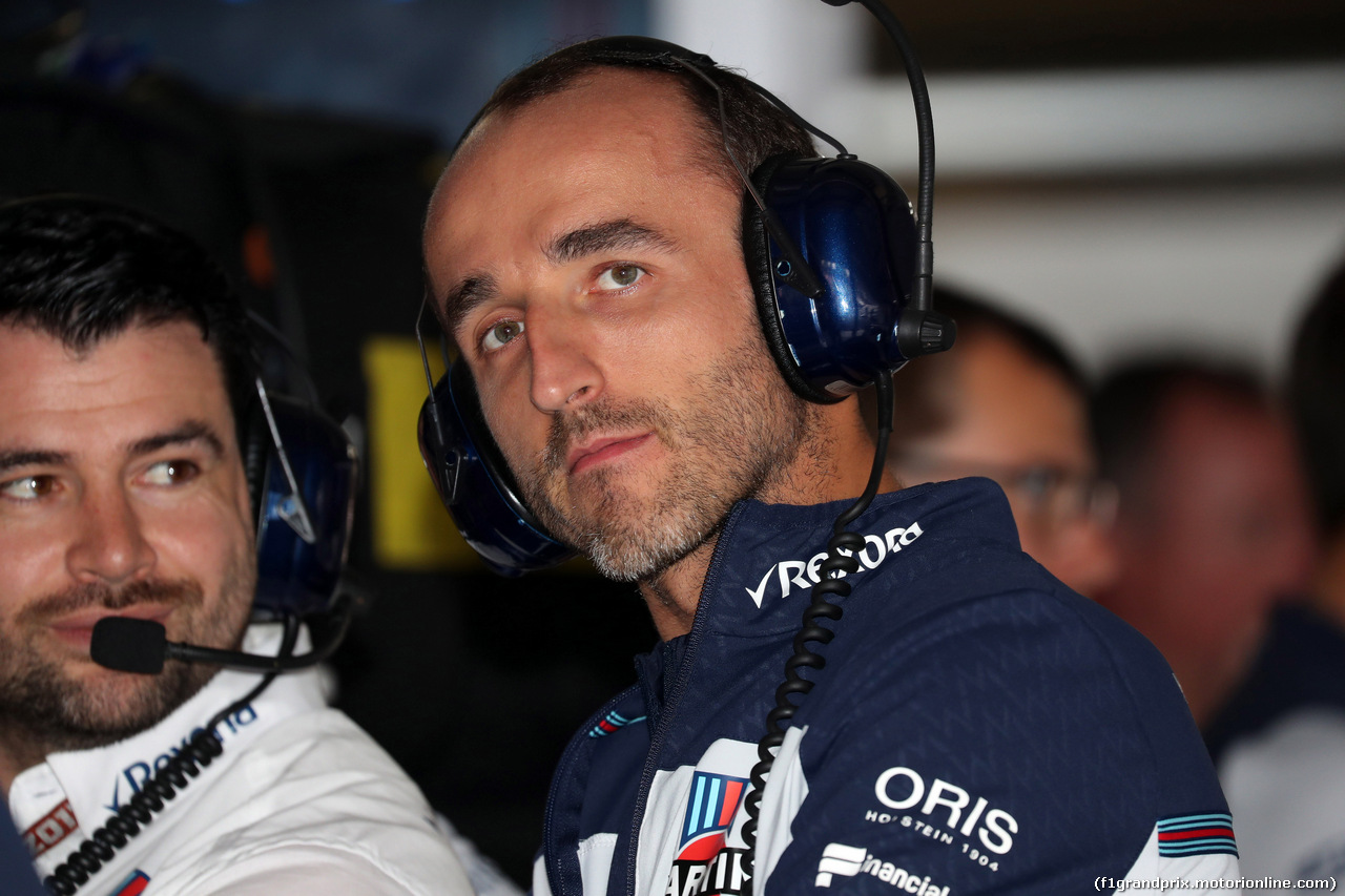 GP GERMANIA, 21.07.2018 - Prove Libere 2, Robert Kubica (POL) Williams FW41 Reserve e Development Driver