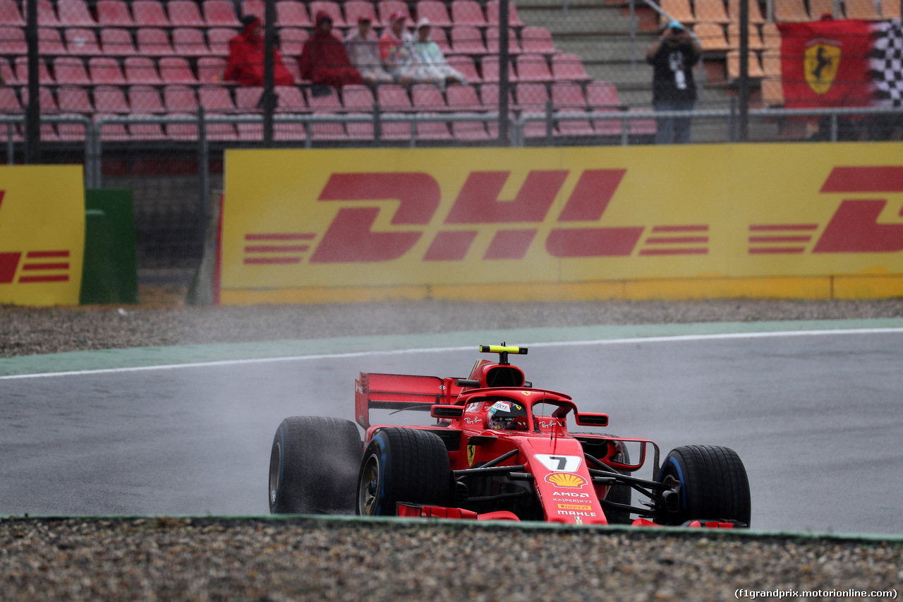 GP GERMANIA, 21.07.2018 - Prove Libere 2, Kimi Raikkonen (FIN) Ferrari SF71H