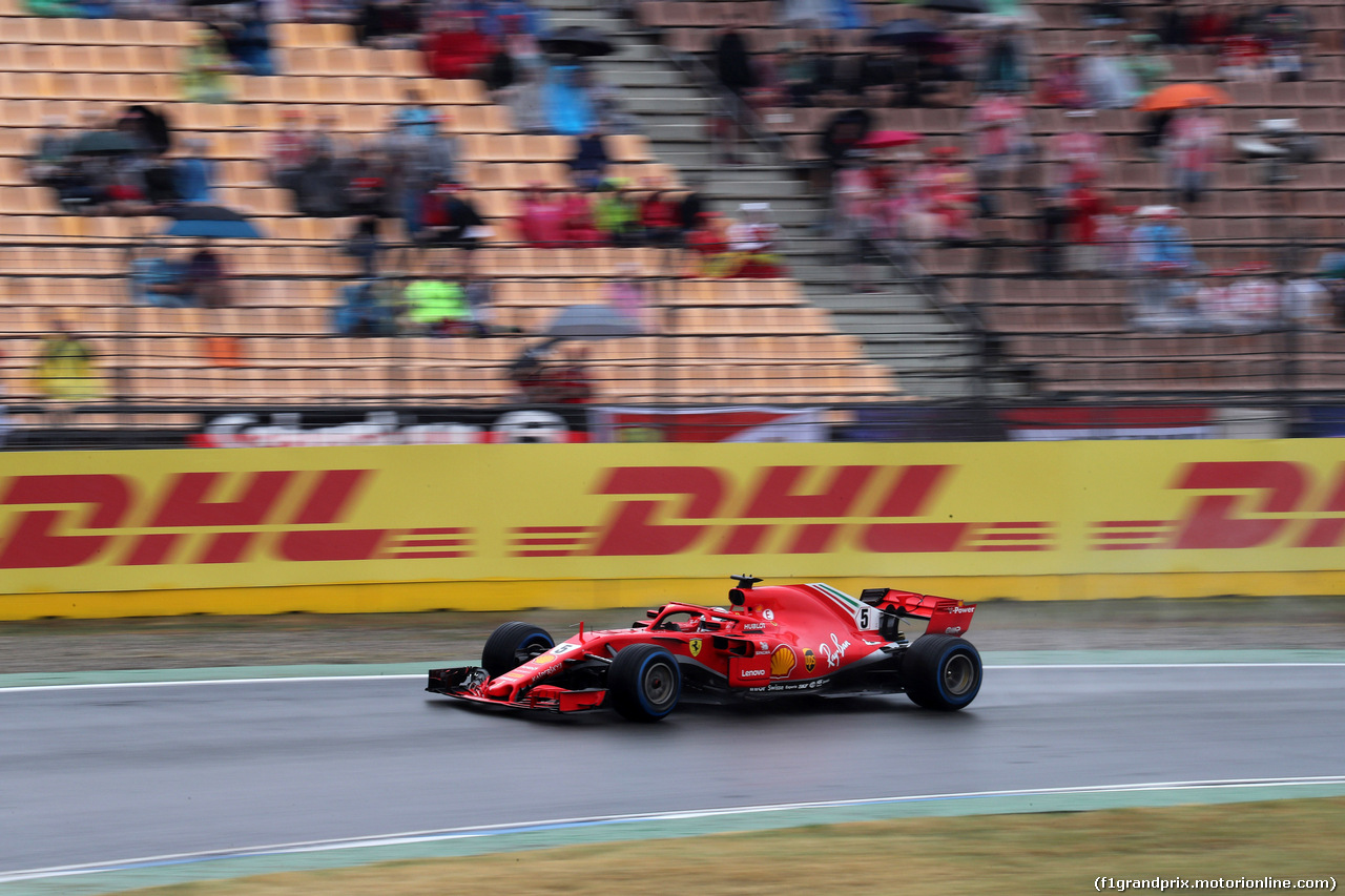 GP GERMANIA, 21.07.2018 - Prove Libere 2, Sebastian Vettel (GER) Ferrari SF71H