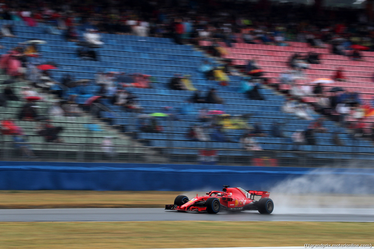 GP GERMANIA, 21.07.2018 - Prove Libere 2, Sebastian Vettel (GER) Ferrari SF71H