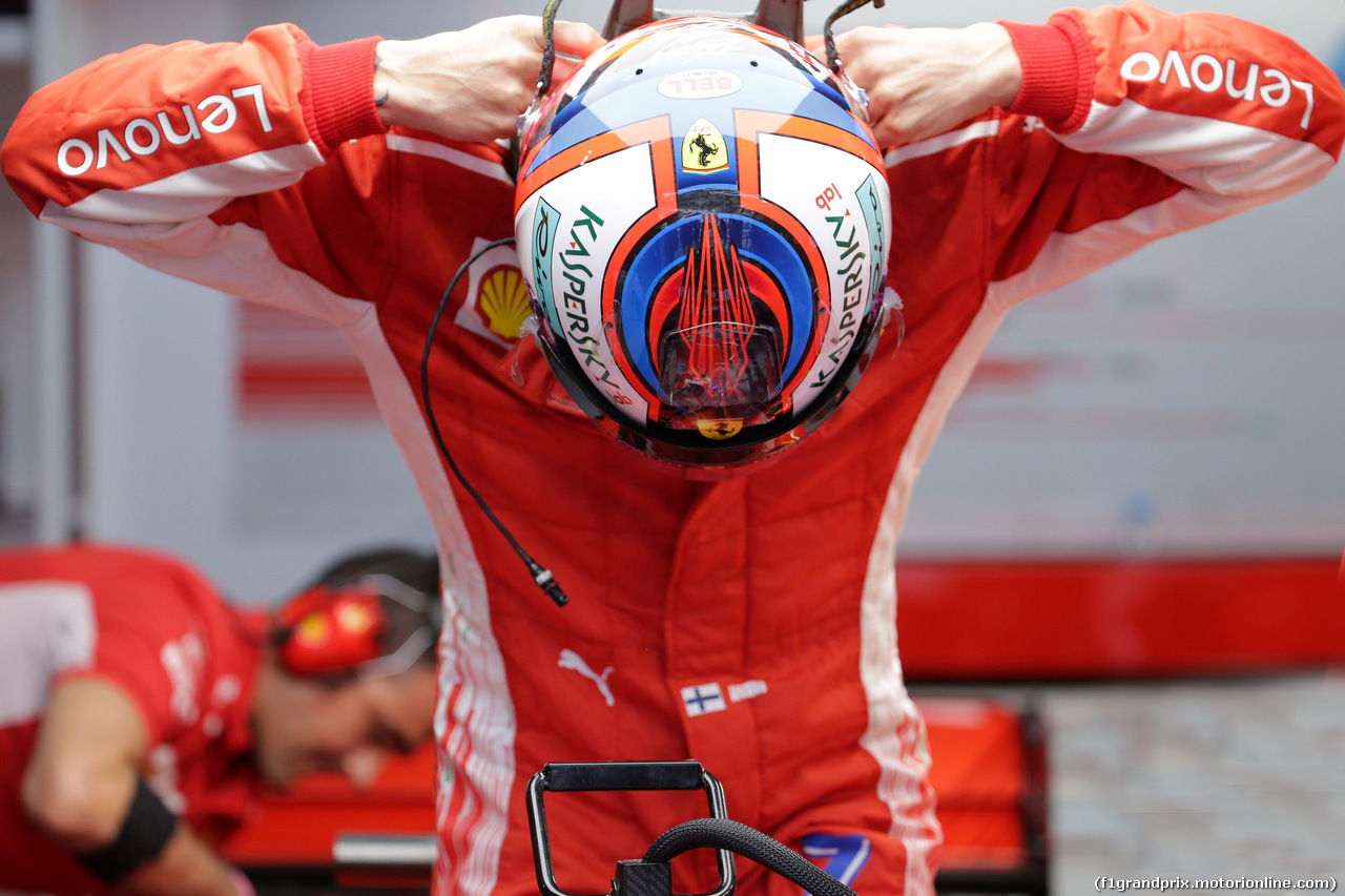 GP GERMANIA, 21.07.2018 - Prove Libere 2, Kimi Raikkonen (FIN) Ferrari SF71H