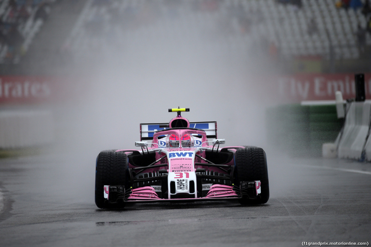 GP GERMANIA, 21.07.2018 - Prove Libere 2, Esteban Ocon (FRA) Sahara Force India F1 VJM11