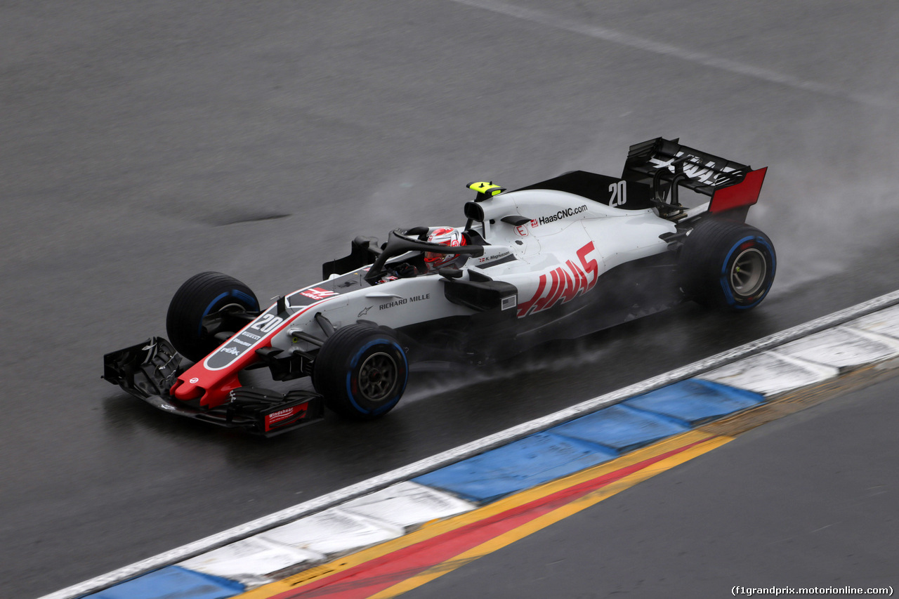 GP GERMANIA, 21.07.2018 - Prove Libere 2, Kevin Magnussen (DEN) Haas F1 Team VF-18