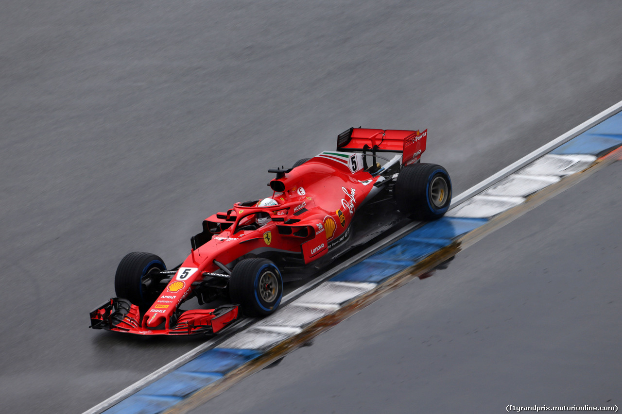 GP GERMANIA, 21.07.2018 - Prove Libere 2, Sebastian Vettel (GER) Ferrari SF71H