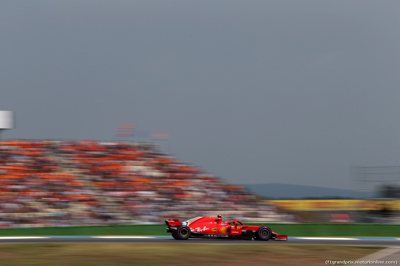 GP GERMANIA, 21.07.2018 - Qualifiche, Kimi Raikkonen (FIN) Ferrari SF71H