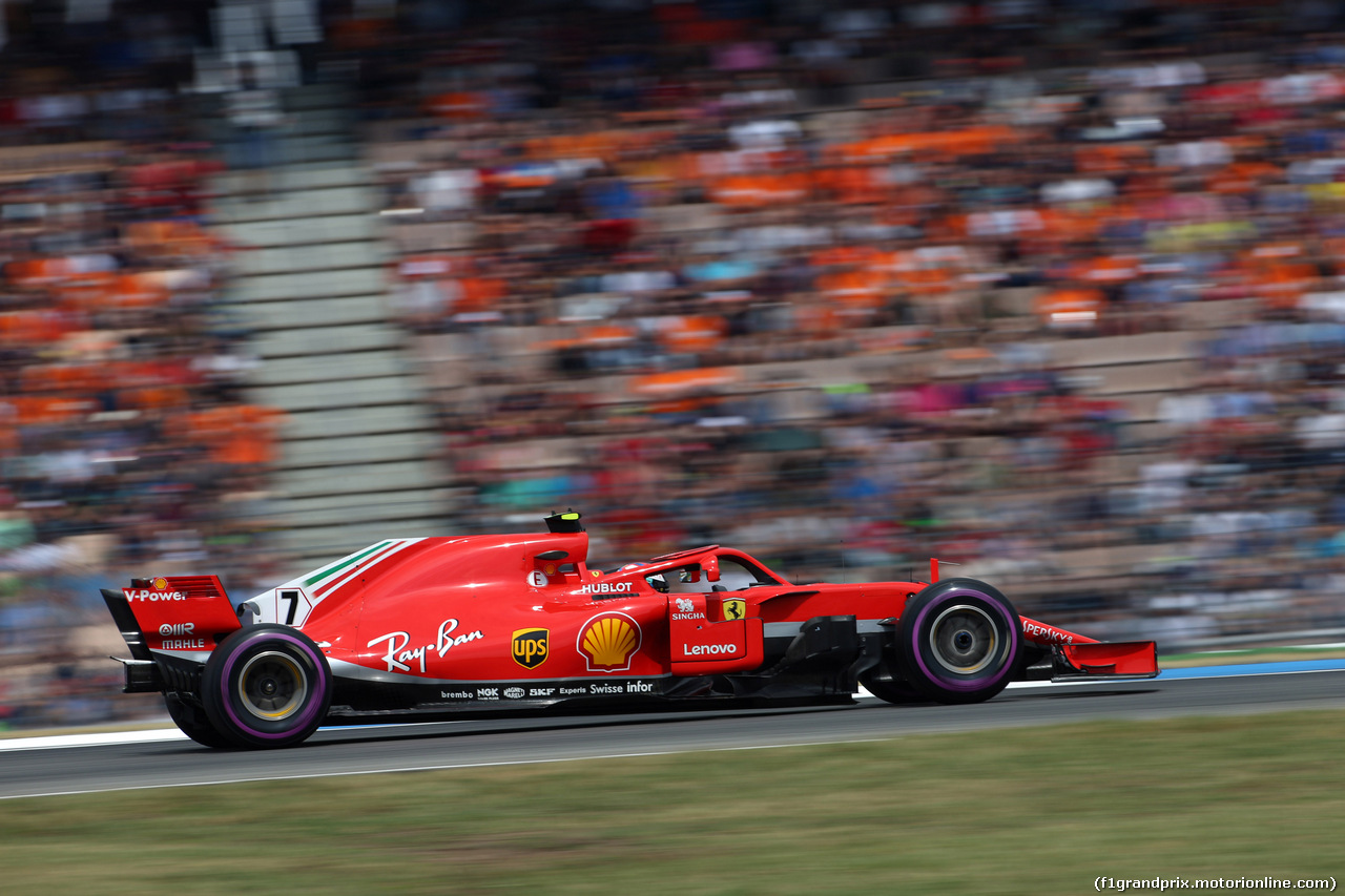 GP GERMANIA, 21.07.2018 - Qualifiche, Kimi Raikkonen (FIN) Ferrari SF71H