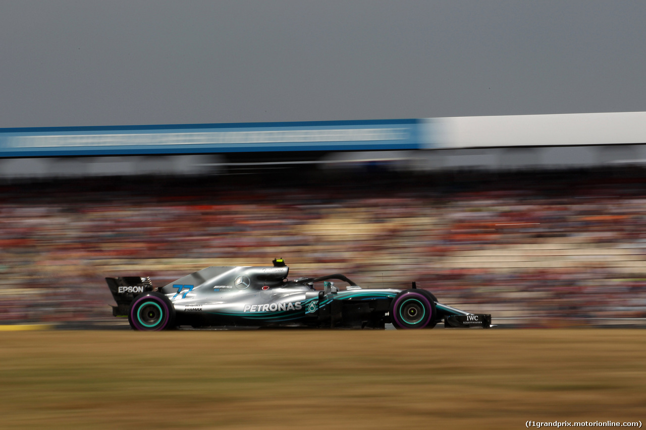 GP GERMANIA, 21.07.2018 - Qualifiche, Valtteri Bottas (FIN) Mercedes AMG F1 W09