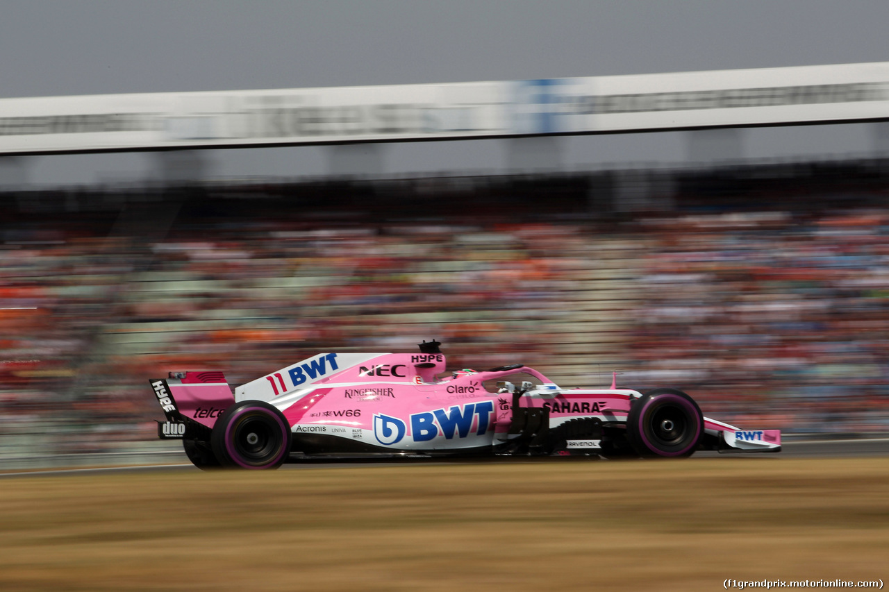 GP GERMANIA, 21.07.2018 - Qualifiche, Sergio Perez (MEX) Sahara Force India F1 VJM011