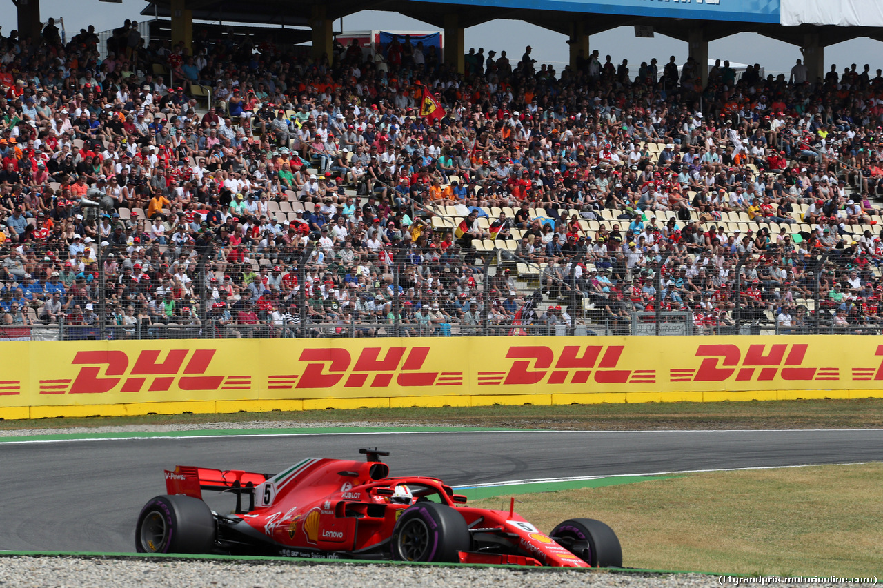 GP GERMANIA, 21.07.2018 - Qualifiche, Sebastian Vettel (GER) Ferrari SF71H