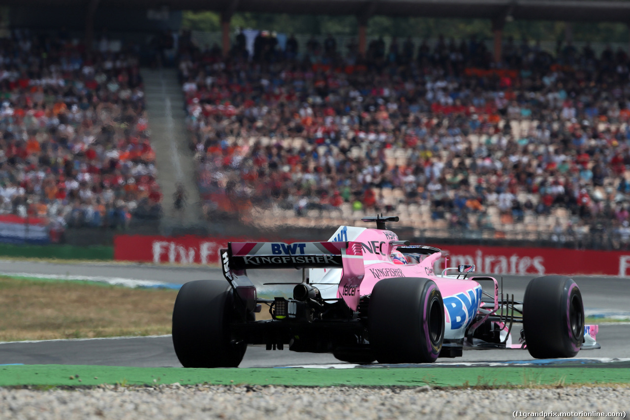 GP GERMANIA, 21.07.2018 - Qualifiche, Sergio Perez (MEX) Sahara Force India F1 VJM011