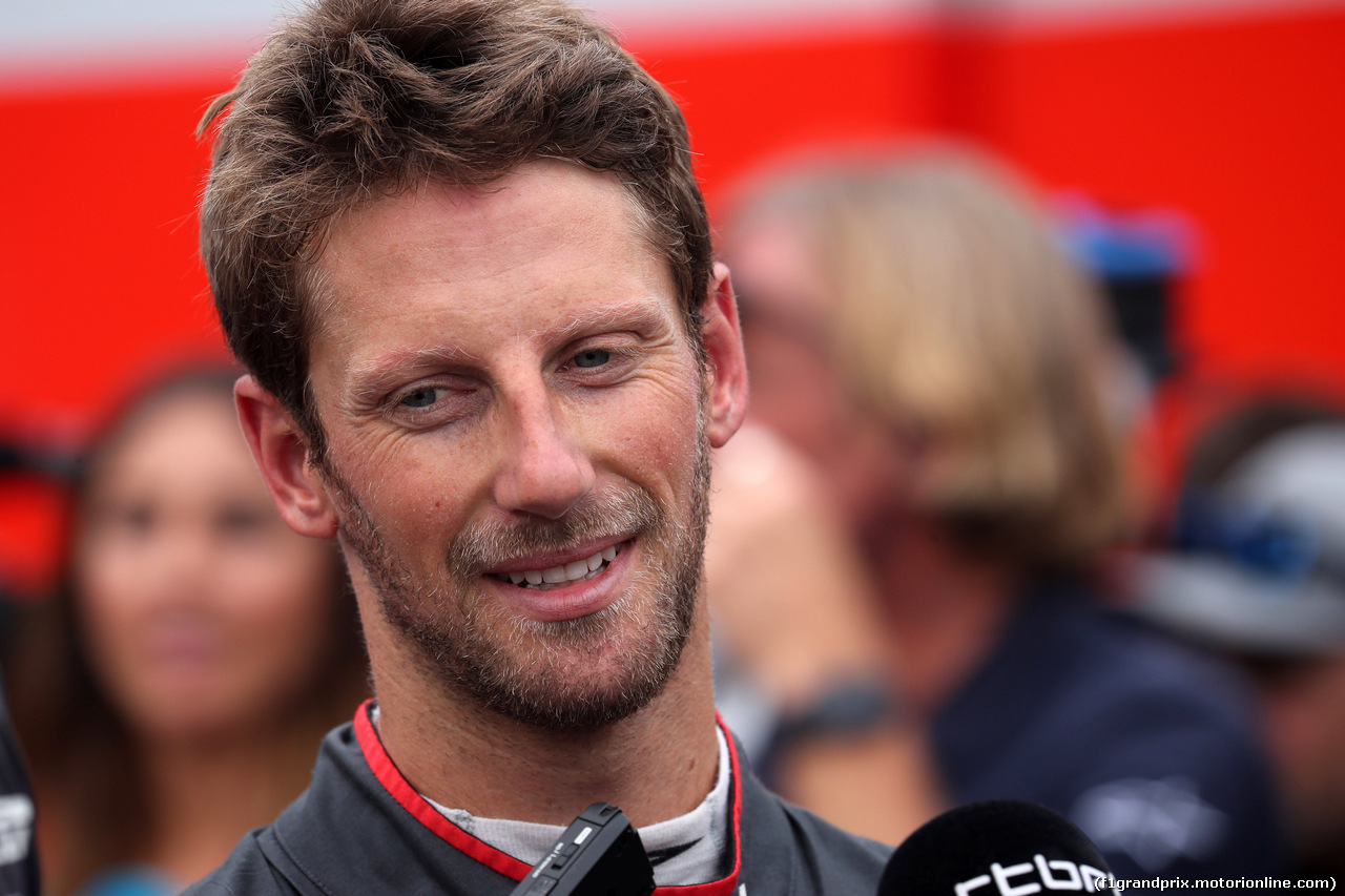 GP GERMANIA, 21.07.2018 - Qualifiche, Romain Grosjean (FRA) Haas F1 Team VF-18