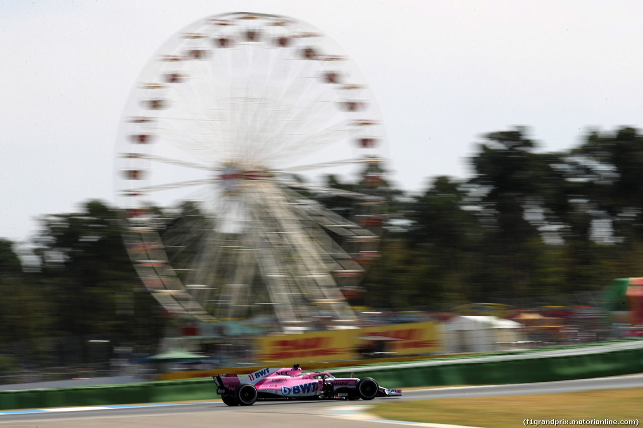 GP GERMANIA, 20.07.2018 - Prove Libere 1, Sergio Perez (MEX) Sahara Force India F1 VJM011