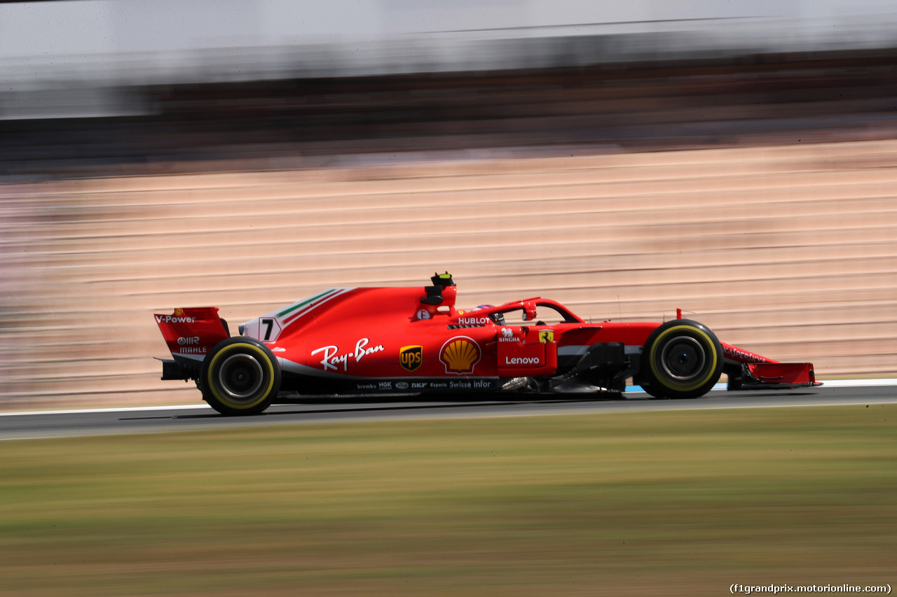 GP GERMANIA, 20.07.2018 - Prove Libere 1, Kimi Raikkonen (FIN) Ferrari SF71H