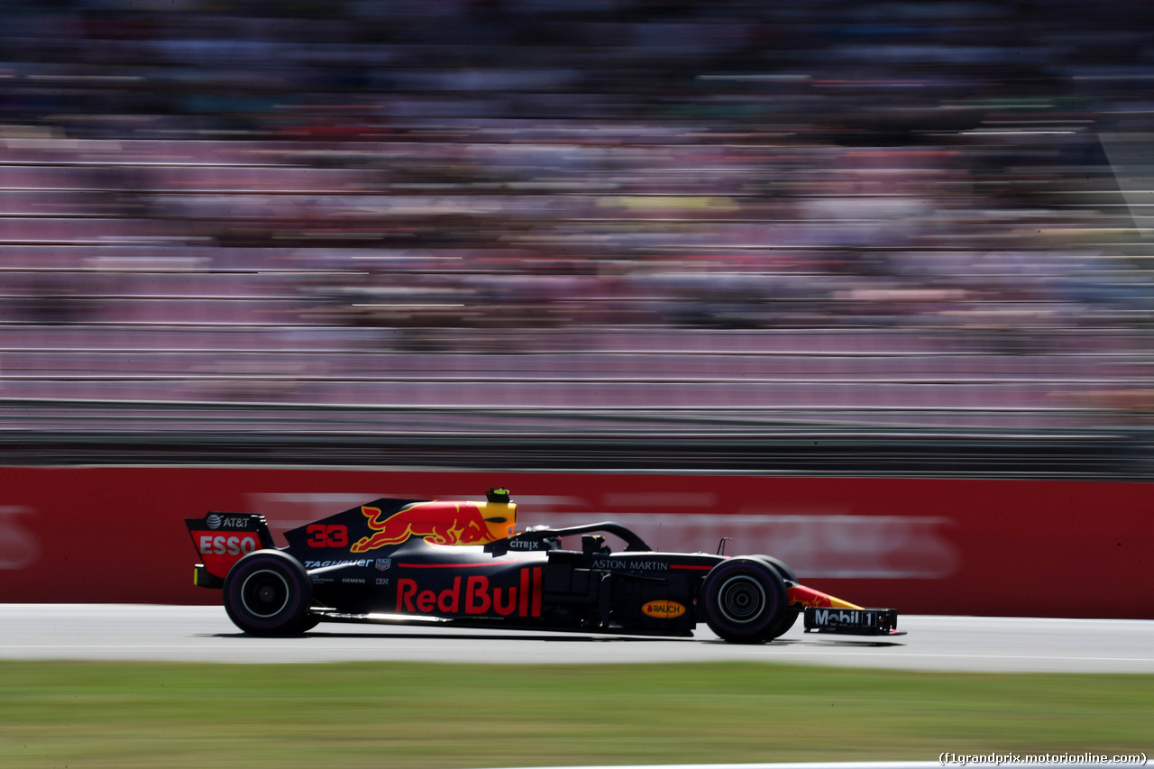 GP GERMANIA, 20.07.2018 - Prove Libere 1, Max Verstappen (NED) Red Bull Racing RB14