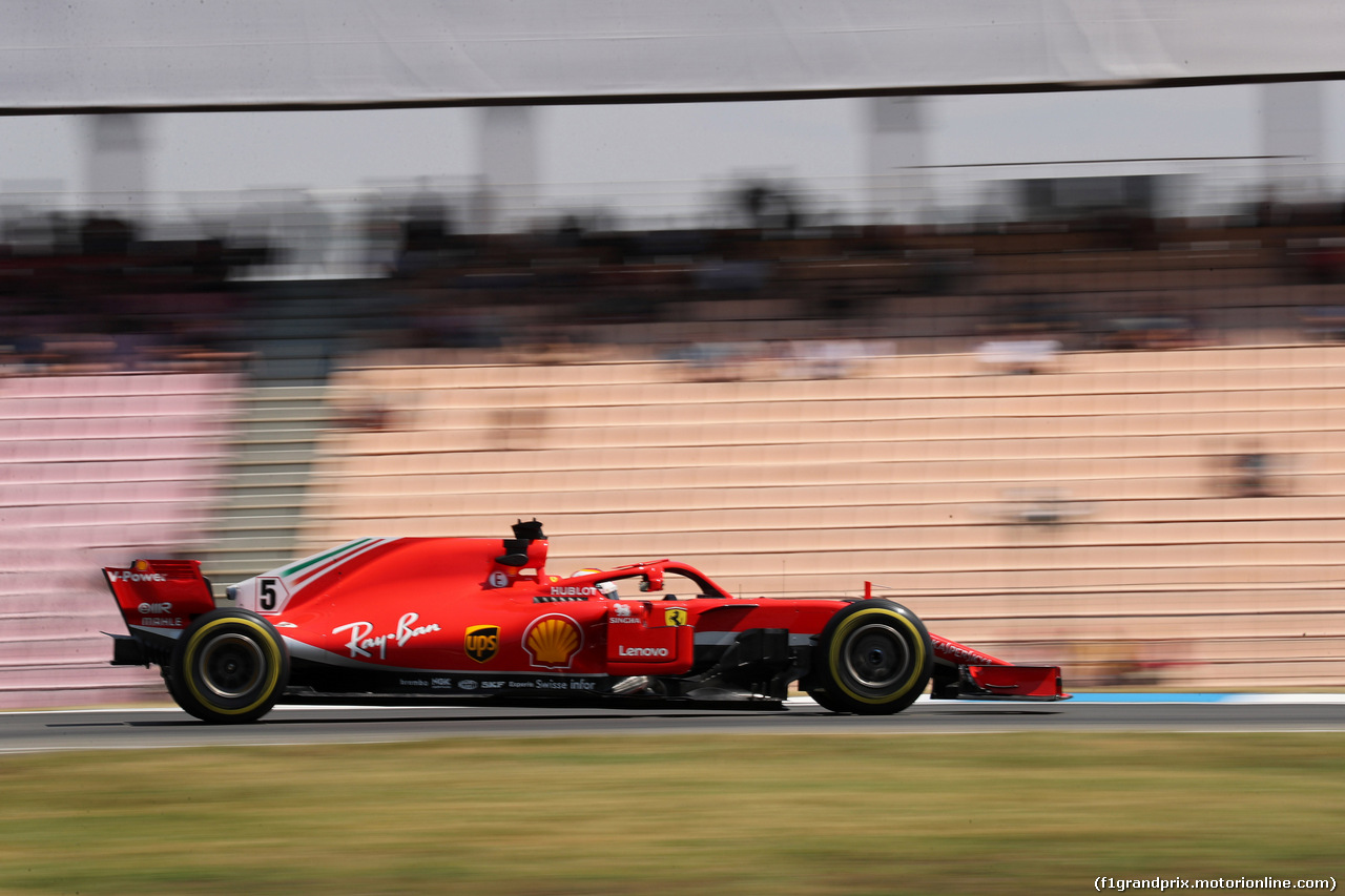 GP GERMANIA, 20.07.2018 - Prove Libere 1, Sebastian Vettel (GER) Ferrari SF71H