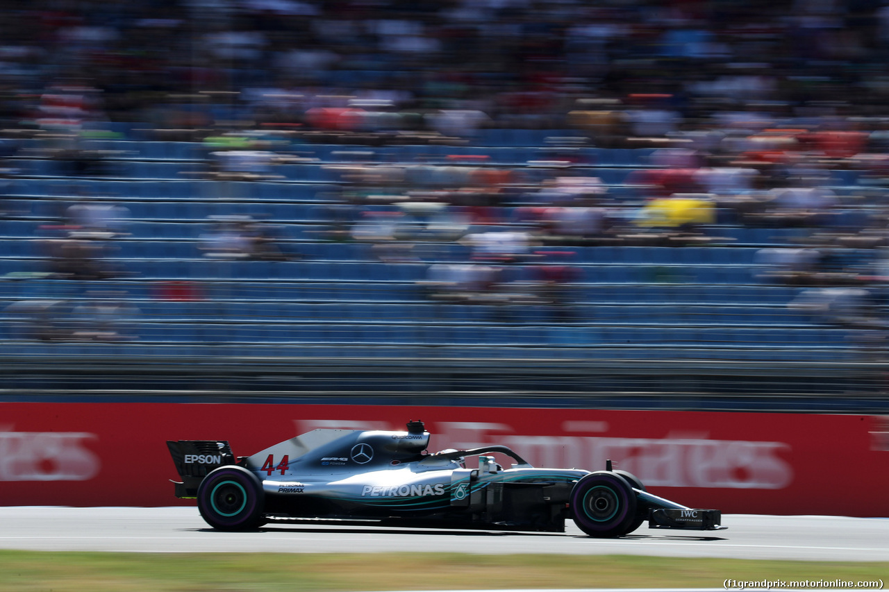GP GERMANIA, 20.07.2018 - Prove Libere 1, Lewis Hamilton (GBR) Mercedes AMG F1 W09