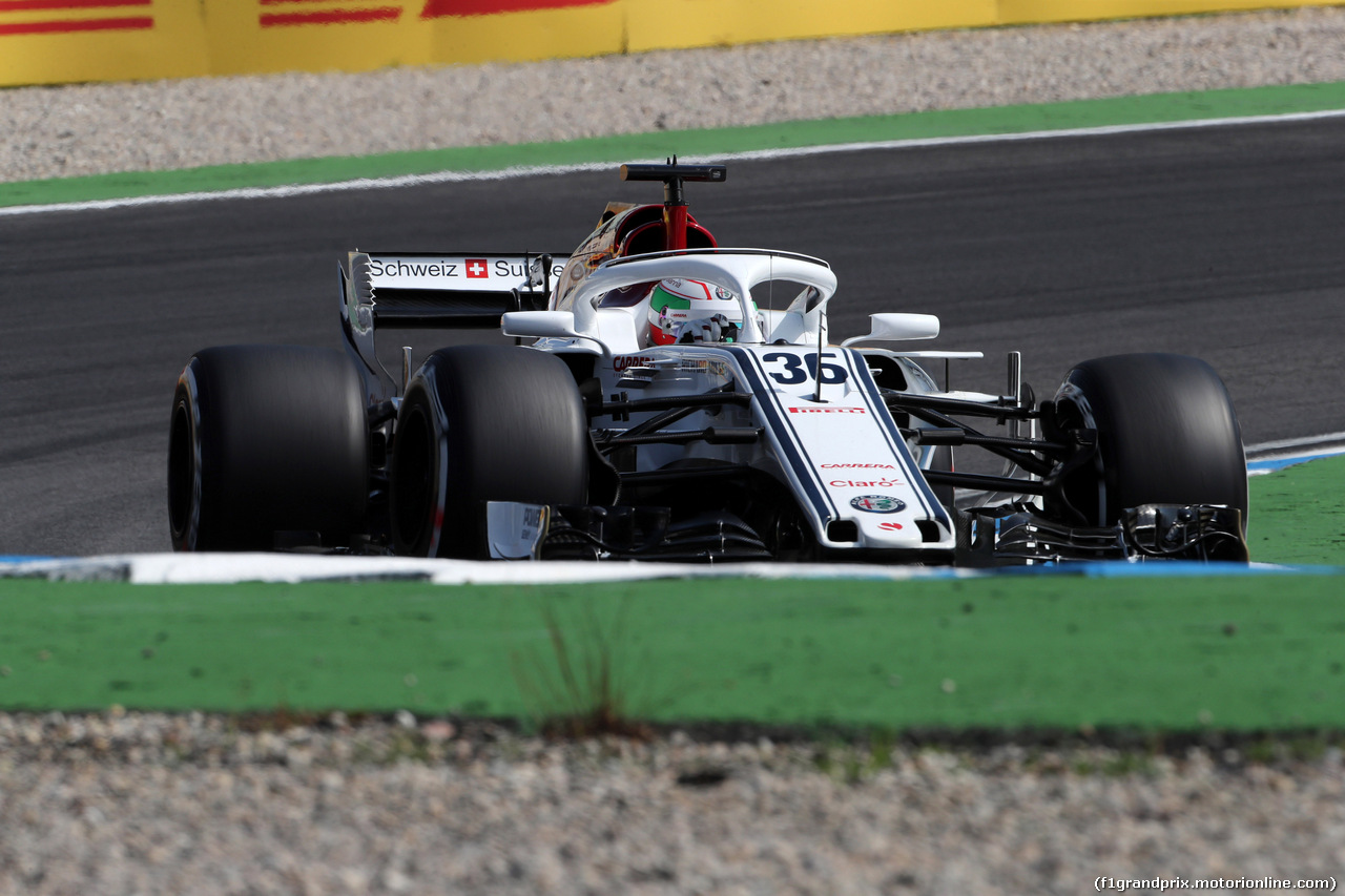 GP GERMANIA, 20.07.2018 - Prove Libere 1, Antonio Giovinazzi (ITA) Test Driver Sauber C37