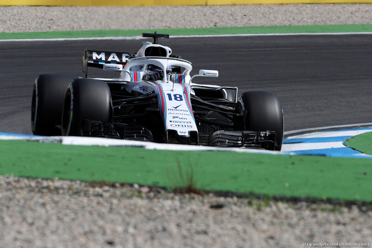 GP GERMANIA, 20.07.2018 - Prove Libere 1, Lance Stroll (CDN) Williams FW41