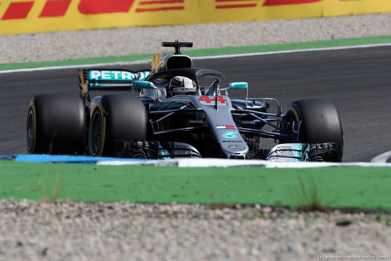 GP GERMANIA, 20.07.2018 - Prove Libere 1, Lewis Hamilton (GBR) Mercedes AMG F1 W09