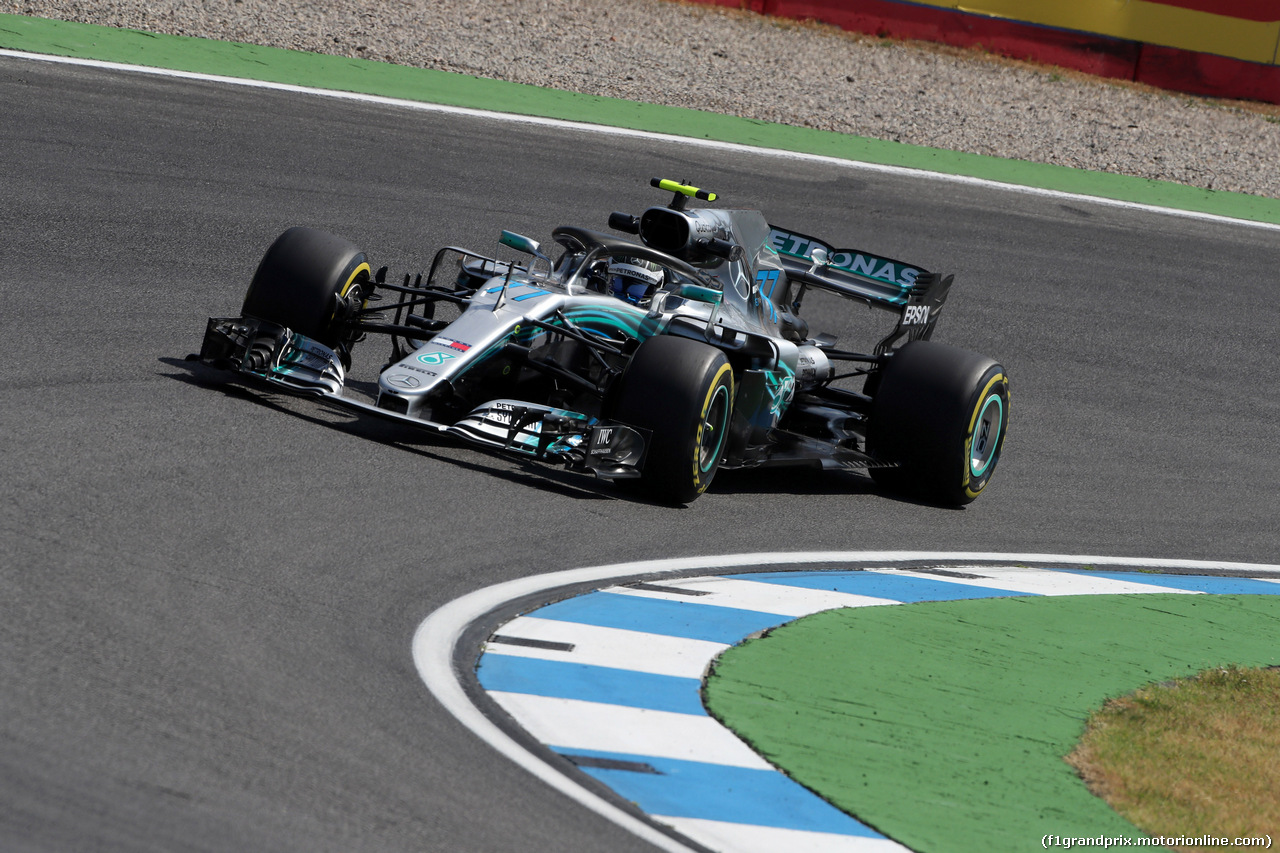 GP GERMANIA, 20.07.2018 - Prove Libere 1, Valtteri Bottas (FIN) Mercedes AMG F1 W09