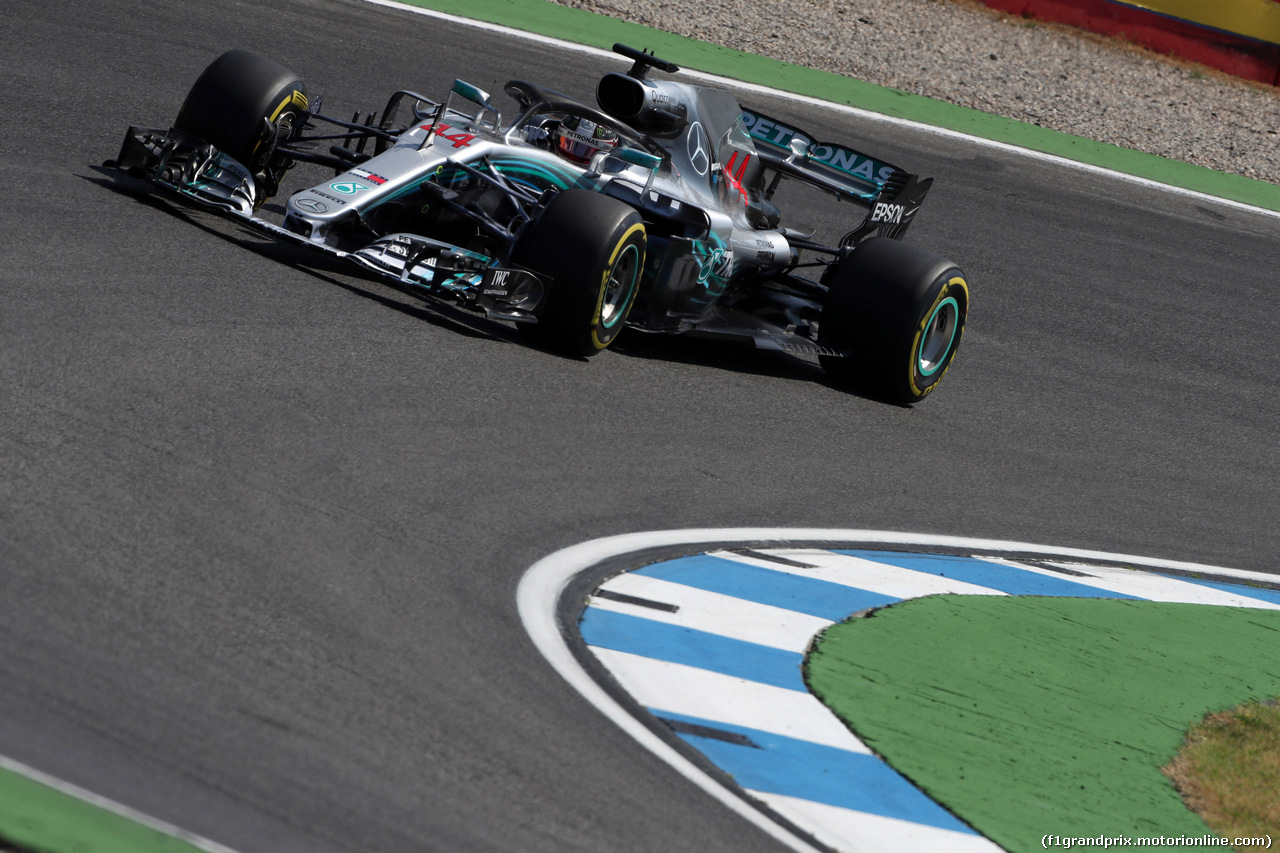 GP GERMANIA, 20.07.2018 - Prove Libere 1, Lewis Hamilton (GBR) Mercedes AMG F1 W09