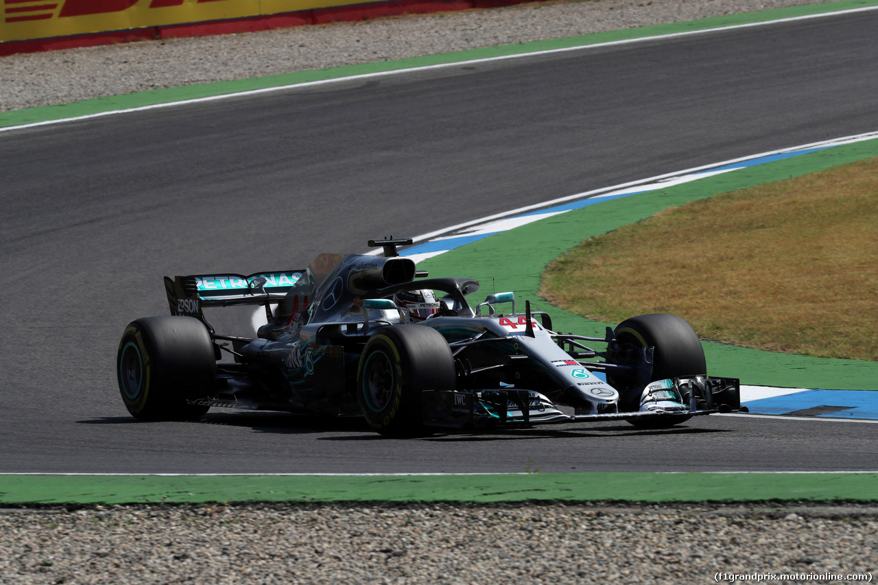 GP GERMANIA, 20.07.2018 - Prove Libere 1, Lewis Hamilton (GBR) Mercedes AMG F1 W09