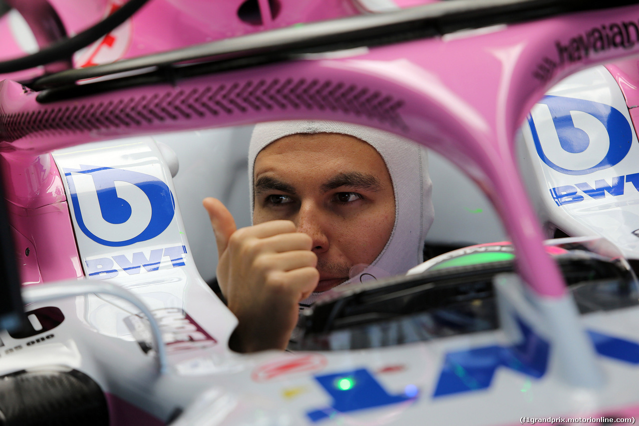 GP GERMANIA, 20.07.2018 - Prove Libere 1, Sergio Perez (MEX) Sahara Force India F1 VJM011