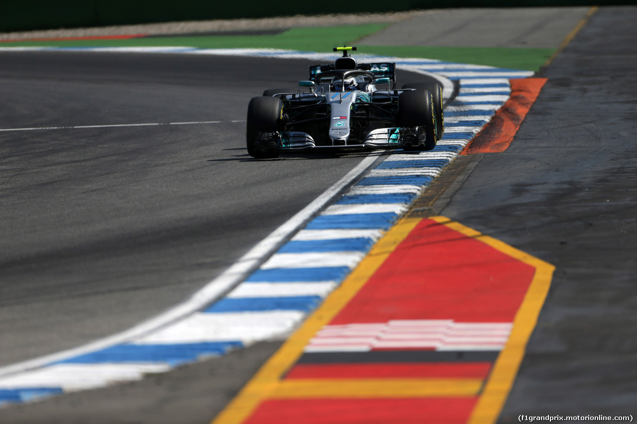 GP GERMANIA, 20.07.2018 - Prove Libere 1, Valtteri Bottas (FIN) Mercedes AMG F1 W09