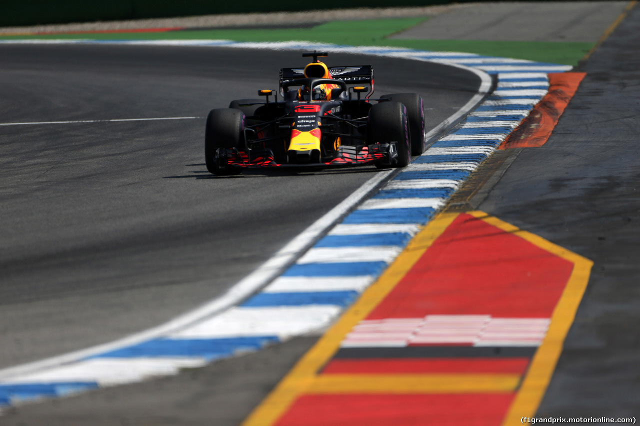 GP GERMANIA, 20.07.2018 - Prove Libere 1, Daniel Ricciardo (AUS) Red Bull Racing RB14